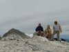 clouds below mount adams